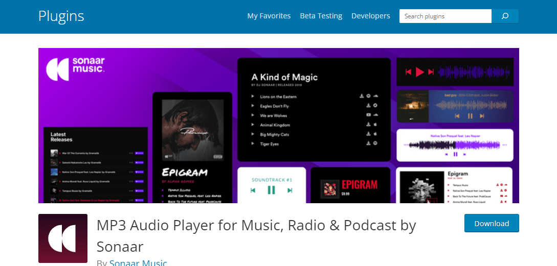 MP3-Audioplayer für WordPress