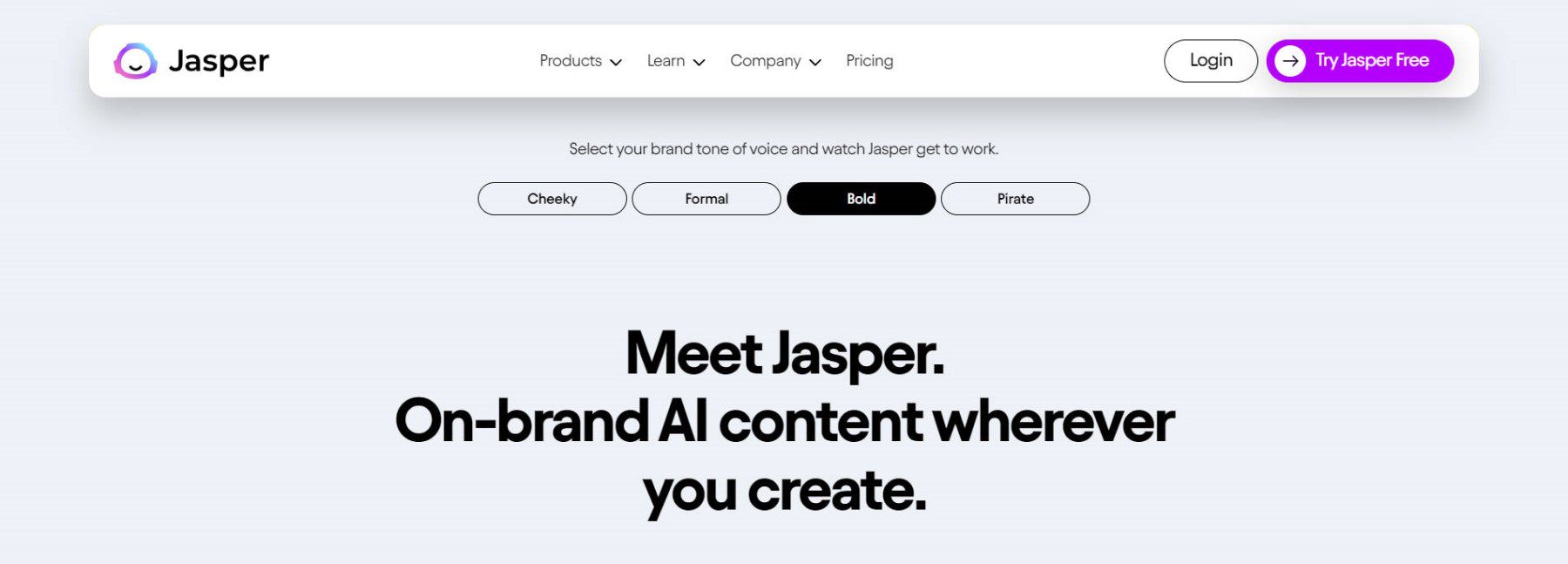 Jasper - Homepage August 2023