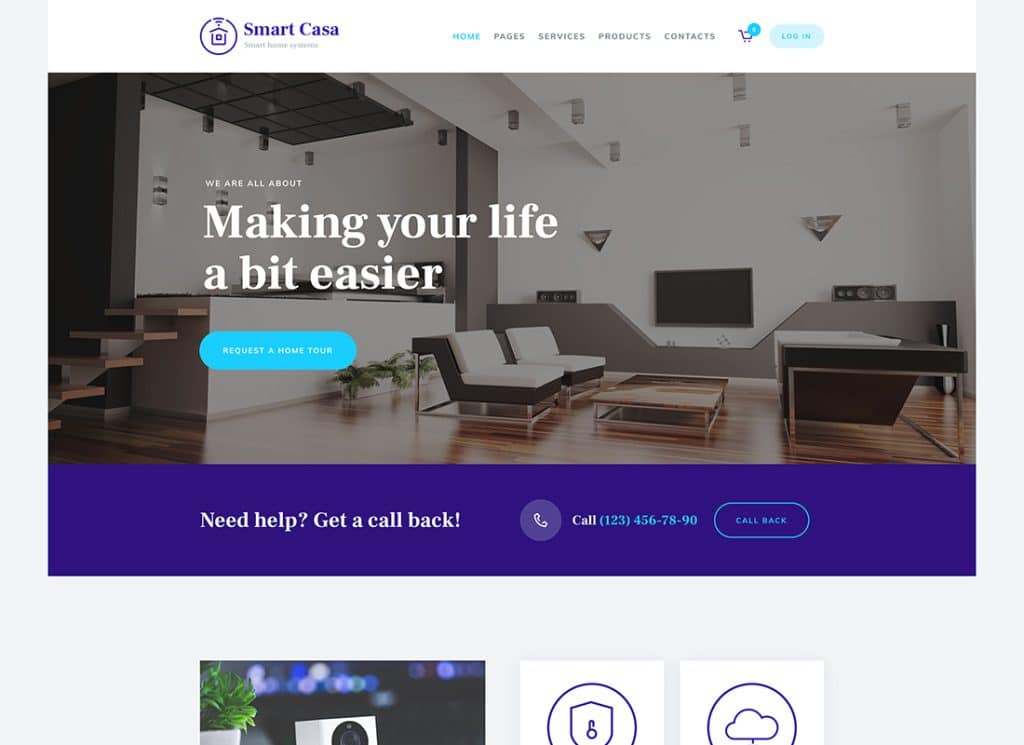 Smart Casa - موضوع WordPress لأتمتة المنزل وتقنياته