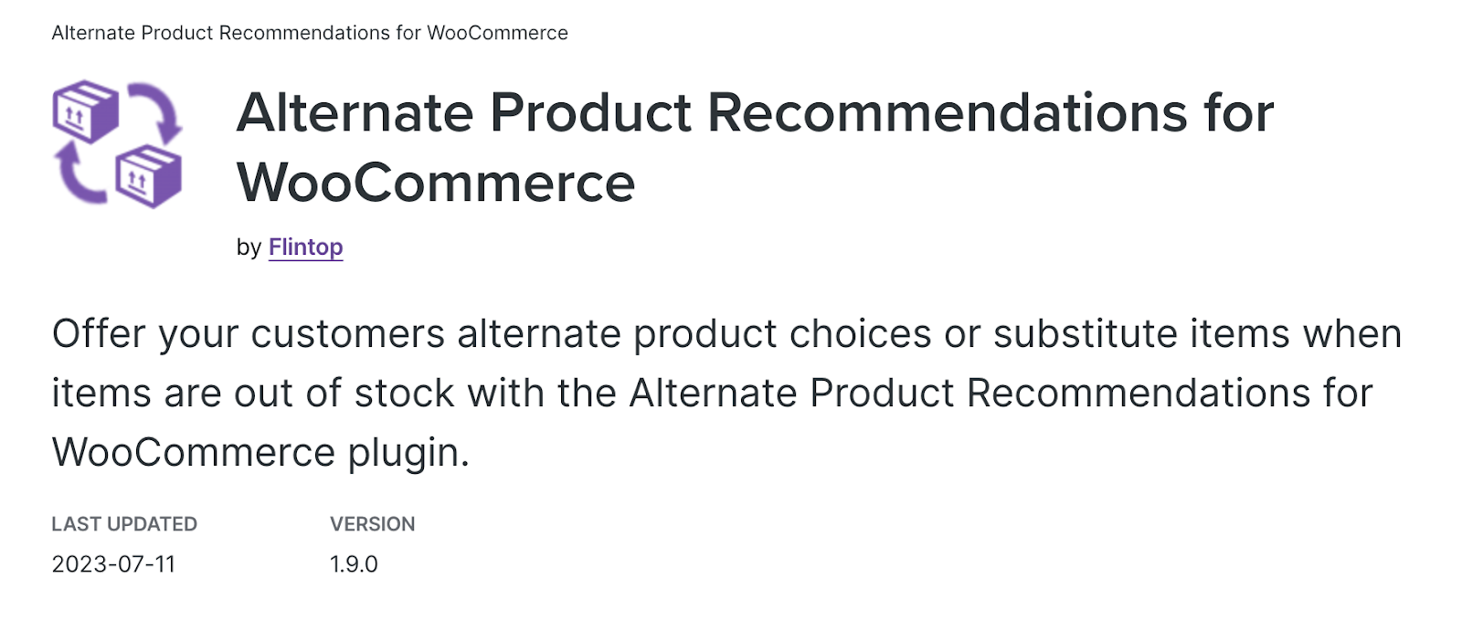 توصيات المنتجات البديلة لـ WooCommerce