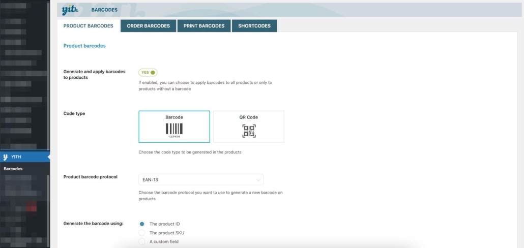 Yith-Barcodes- und QR-Codes-Plugin