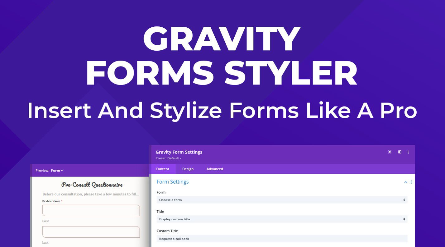 Compre el módulo Gravity Forms Styler para Divi