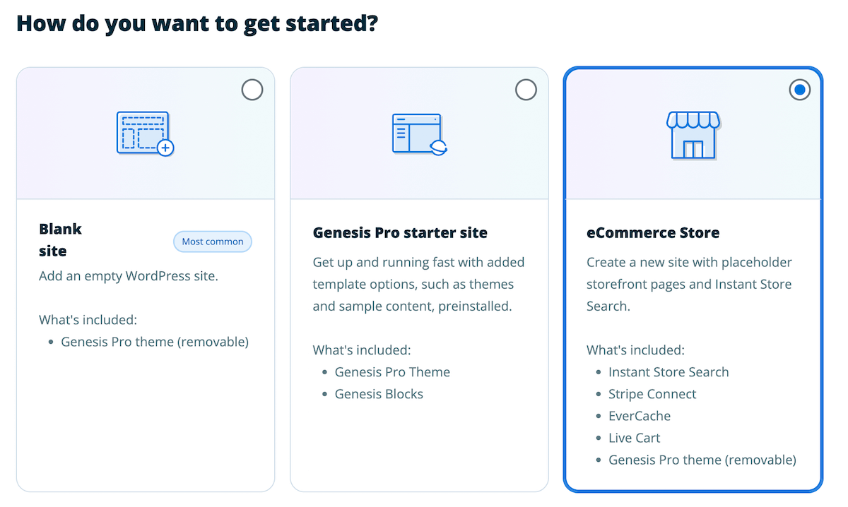 Asistente de configuración de WooCommerce