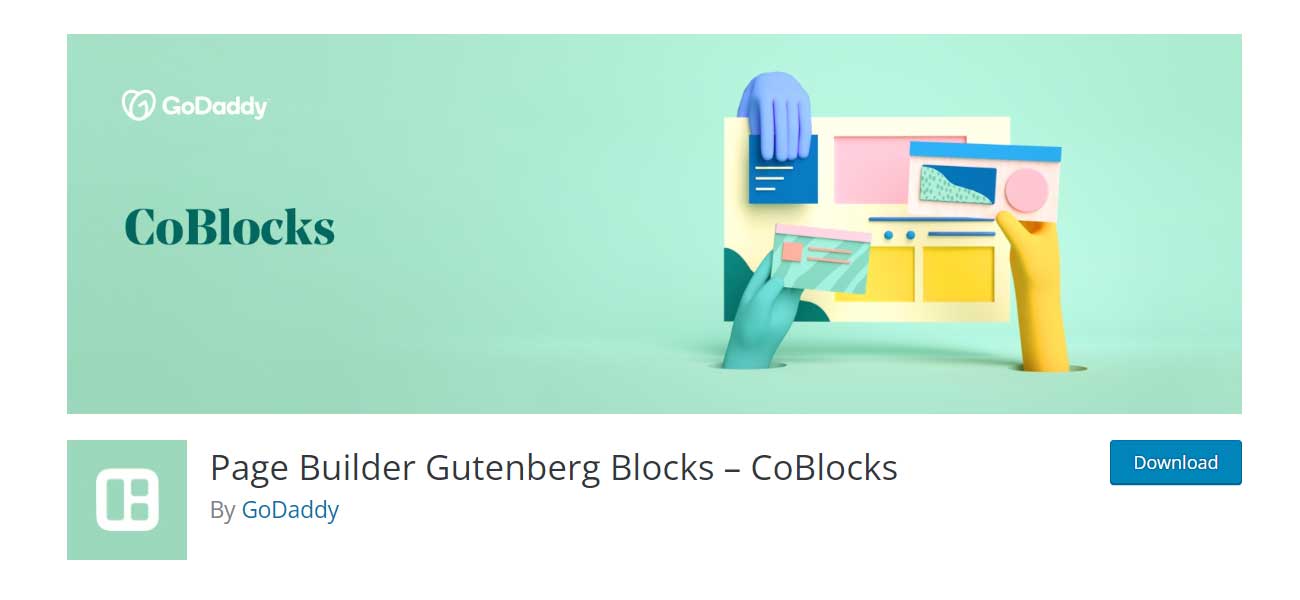 Plugin editor CoBlocks Gutenberg