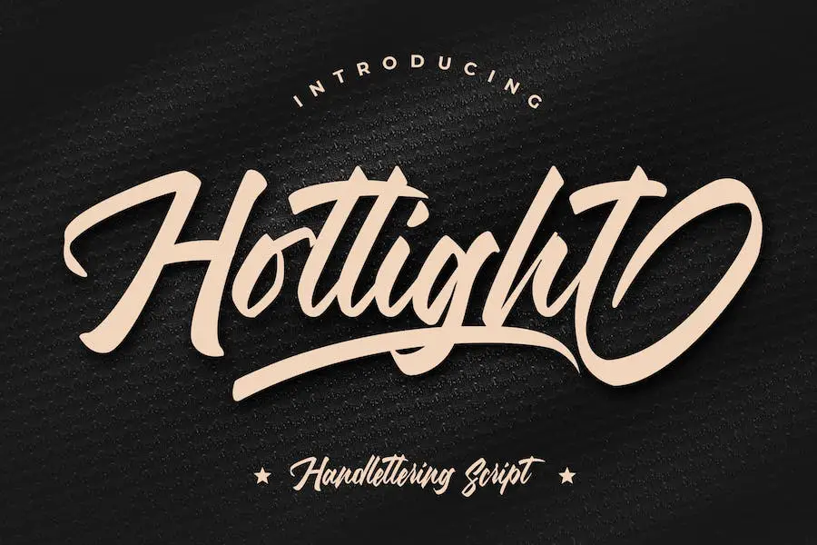 Script de lettrage Hotlight -