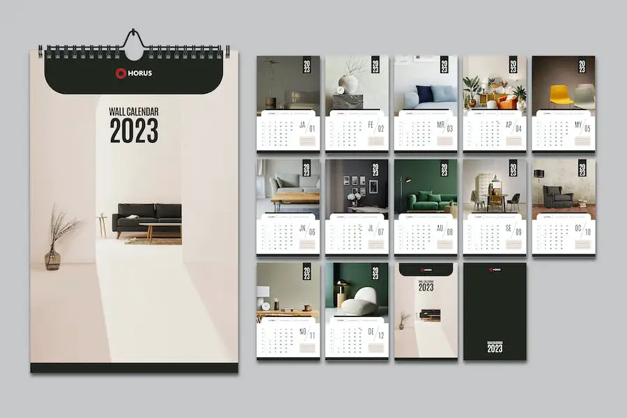 Calendario de pared 2023 -