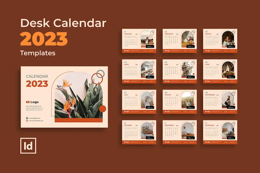 Calendrier de bureau 2023 -