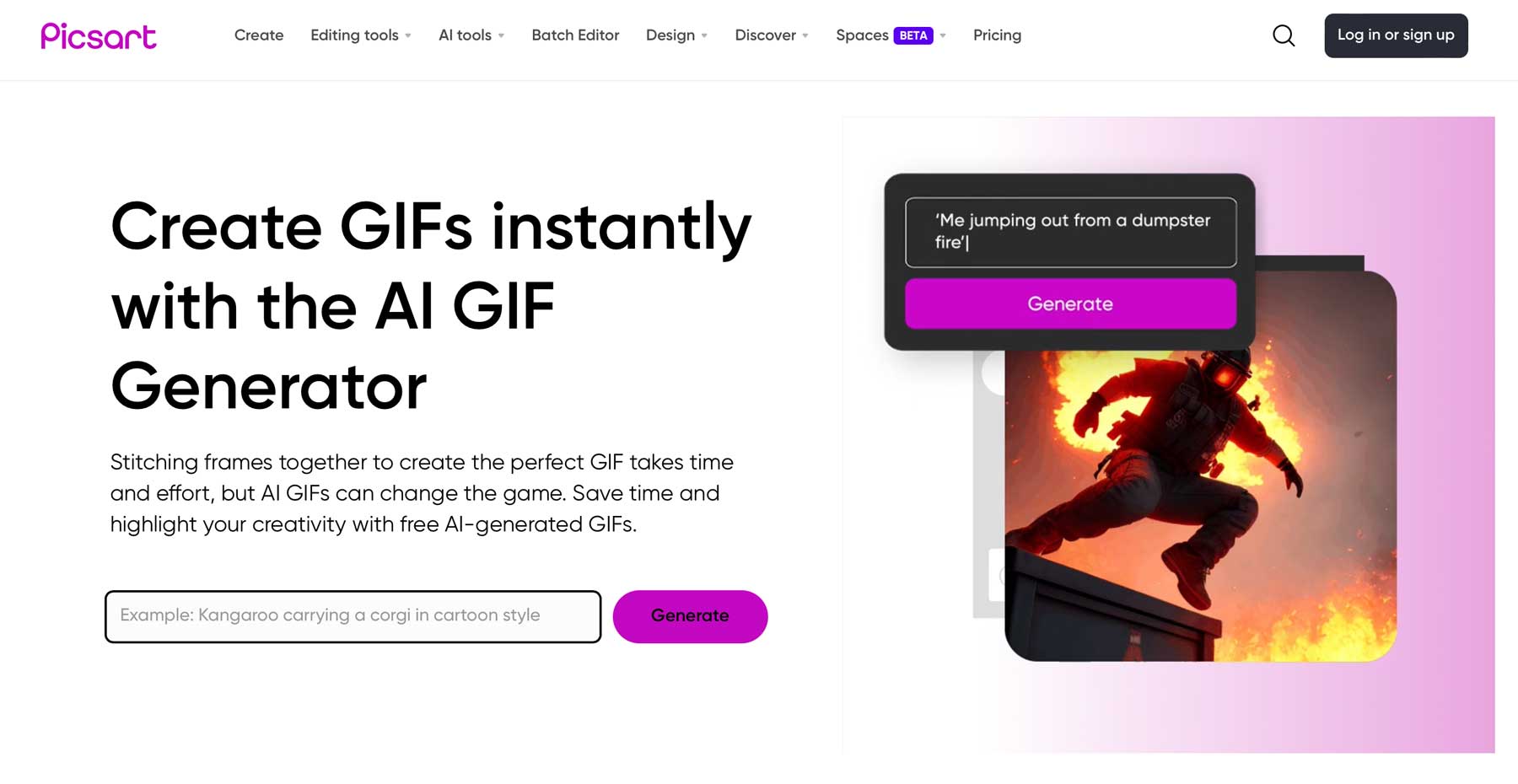 Генератор GIF-изображений с искусственным интеллектом