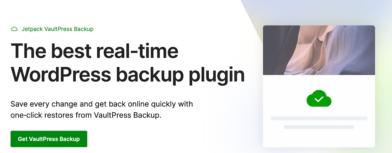 Esistono molti plugin di backup di alta qualità tra cui scegliere, ma Jetpack VaultPress Backup è un'opzione potente e affidabile.