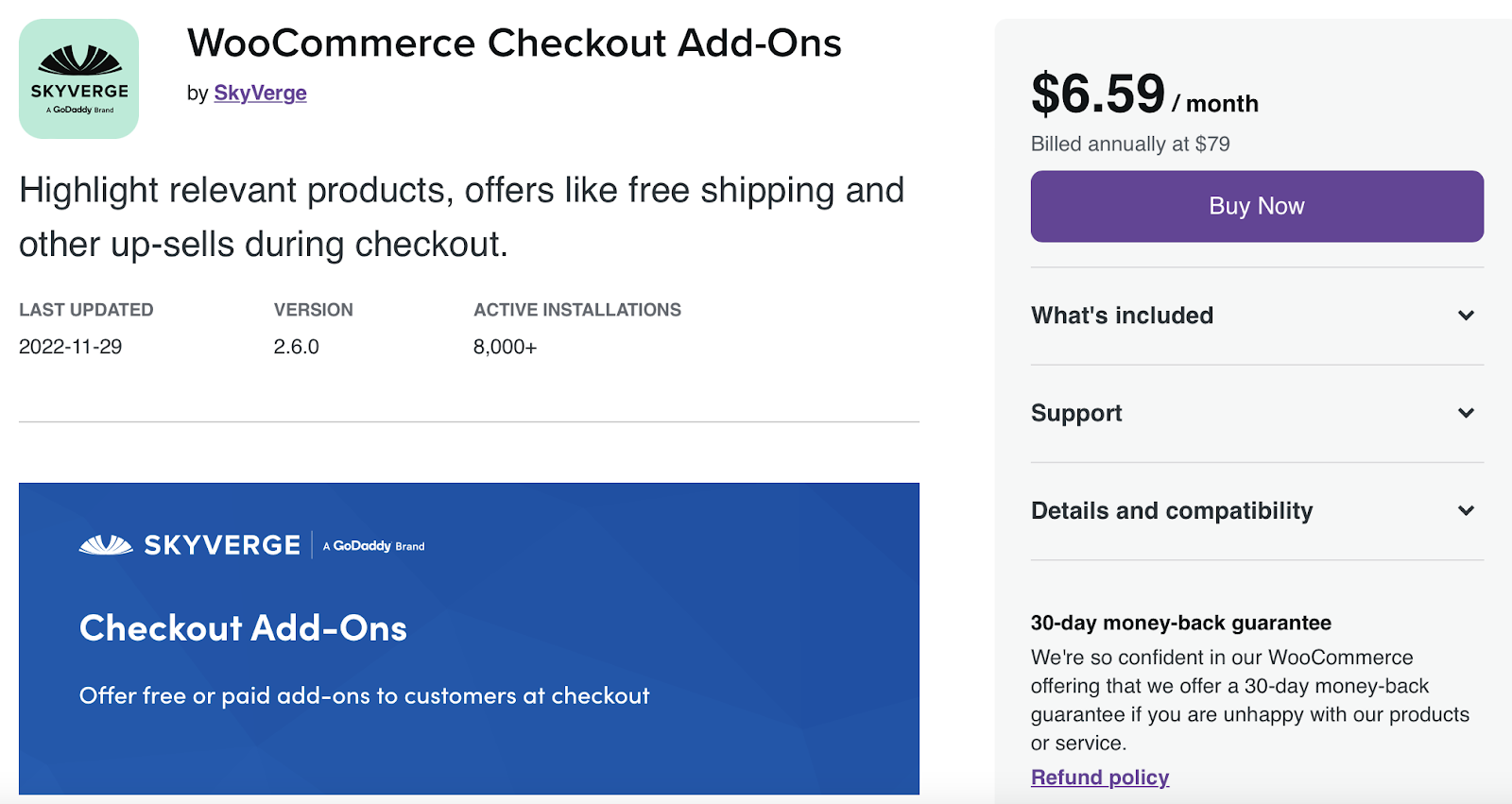 大規模なストアを運営している場合は、WooCommerce Checkout Add-On などのより洗練されたツールが必要になる場合があります。