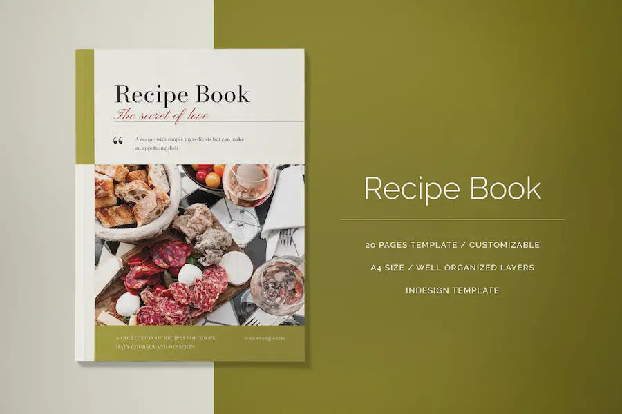 Livro de receitas Indesign -