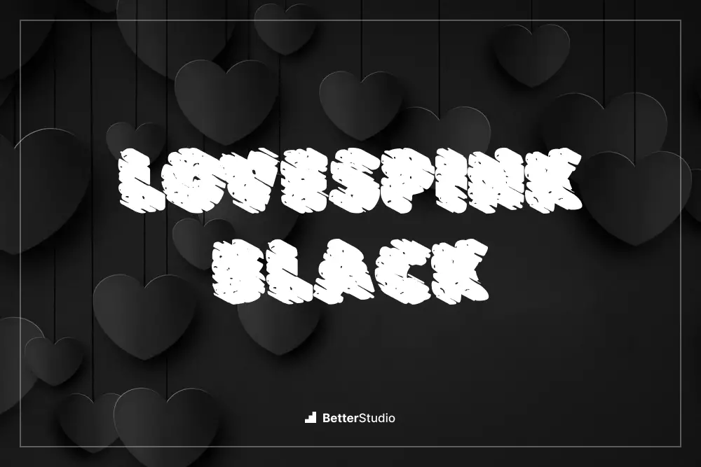 LOVESPINK 黑色 -