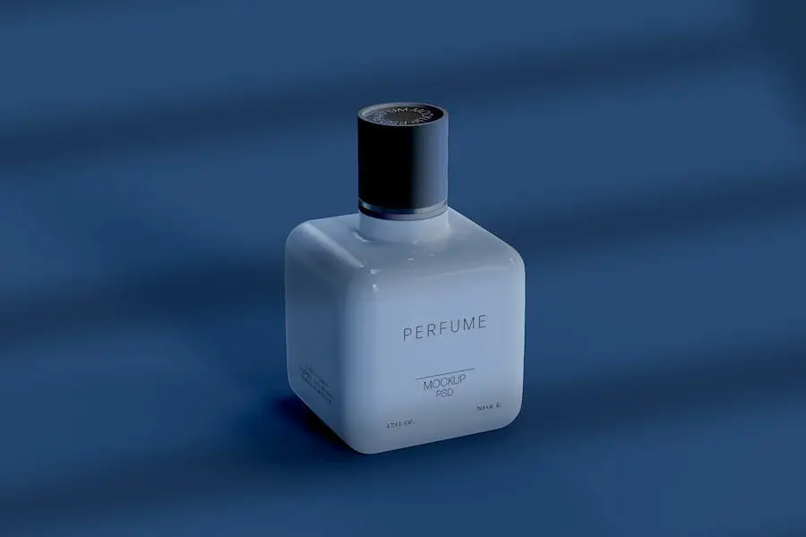 Maquete de frasco de perfume -