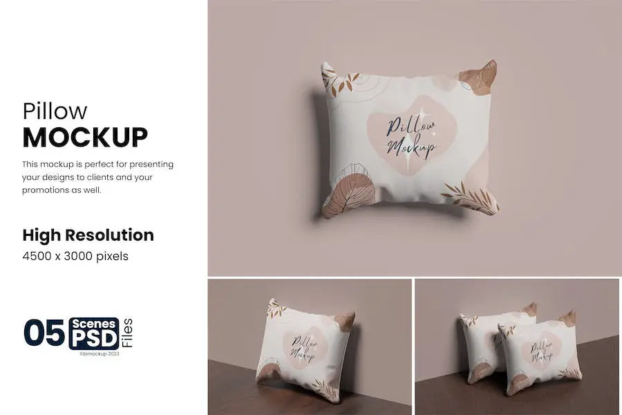 Mockup Bantal Lembut -