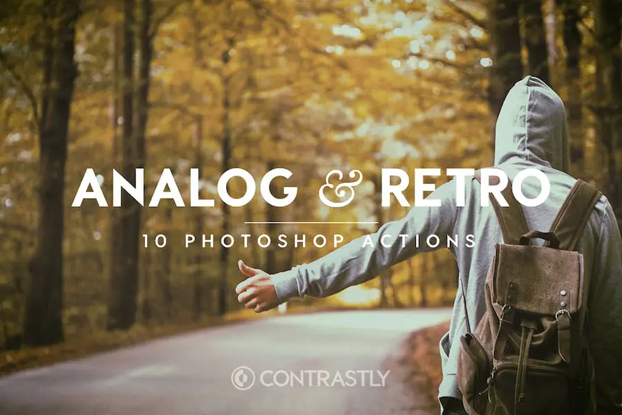 Azioni Photoshop analogiche e retrò -