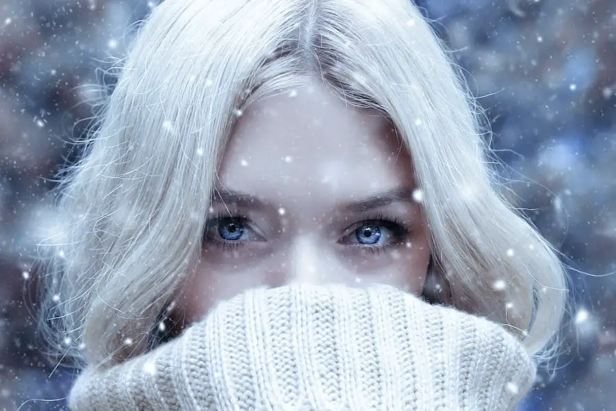 Photoshop con efecto nieve -