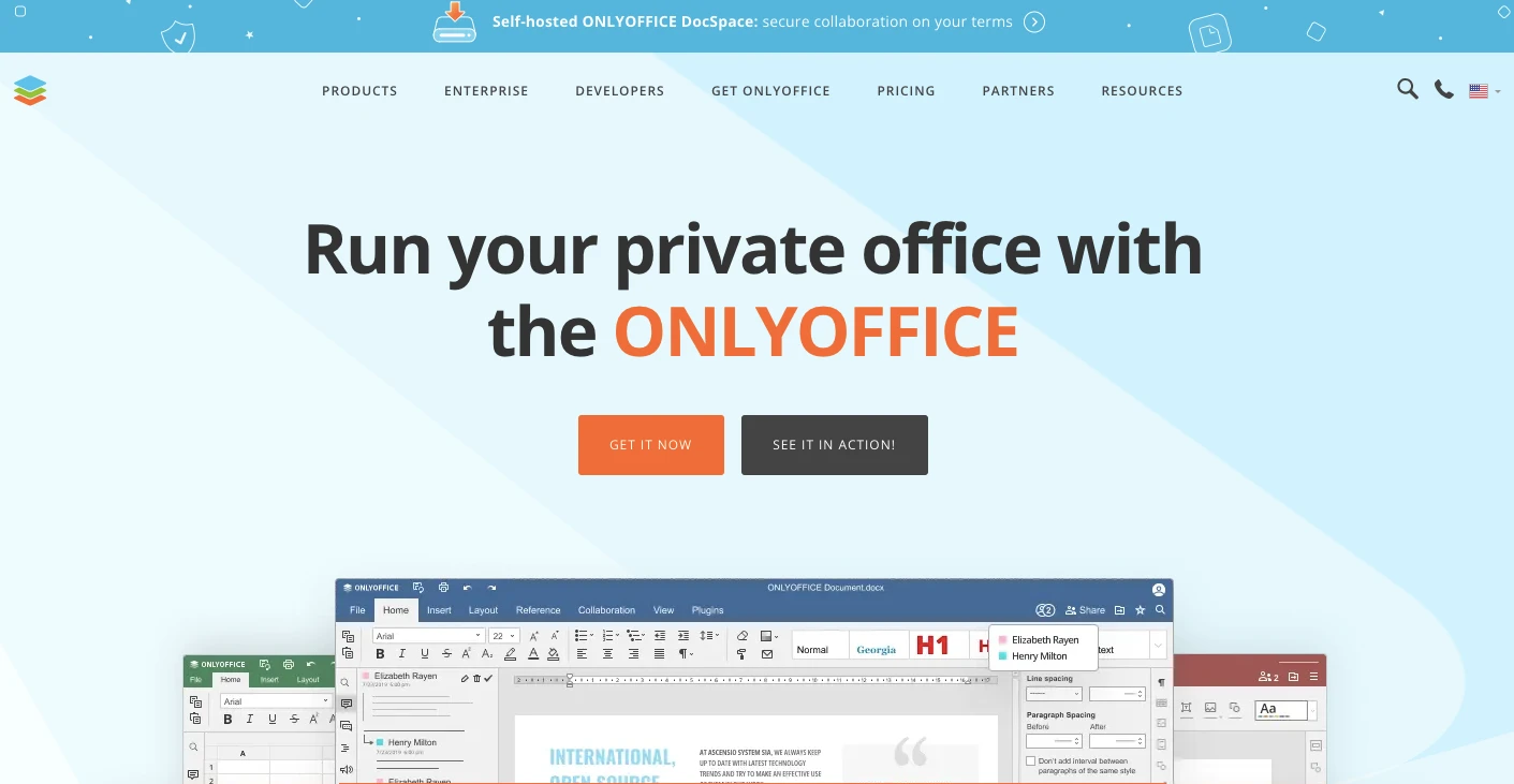 Only Office è un'alternativa completa a Microsoft Office.