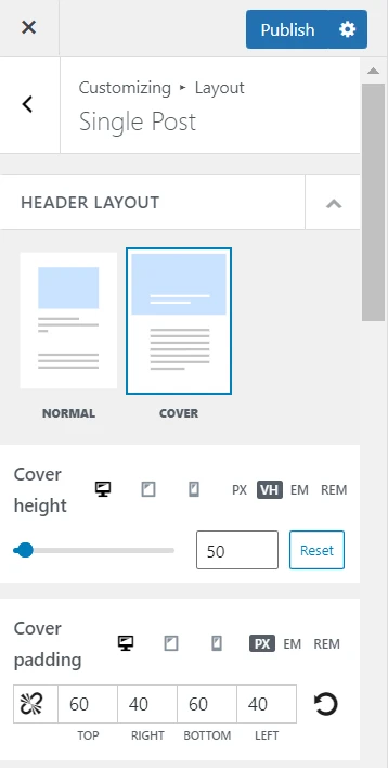 Cambiar la configuración de publicaciones de WordPress