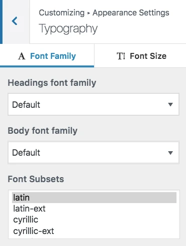 typographie personnalisable.