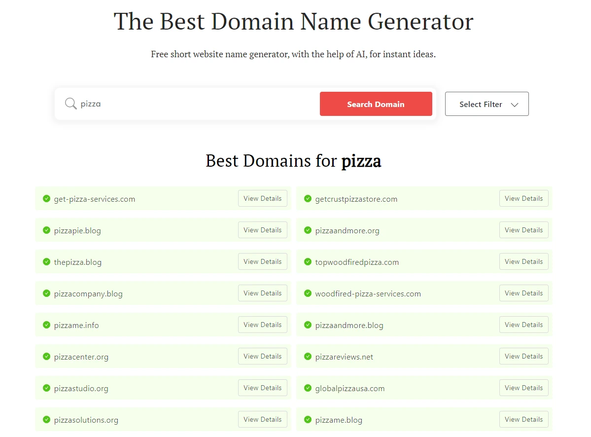 ウェブサイトの作り方は？ DomainWheel でドメイン名を確認します。