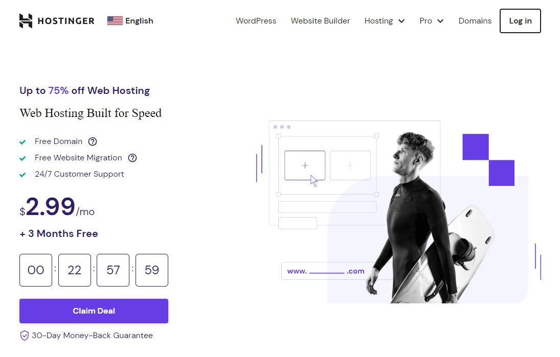 Hostinger: Erschwingliches WordPress-Hosting