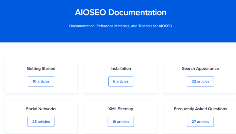 aioseo documentation