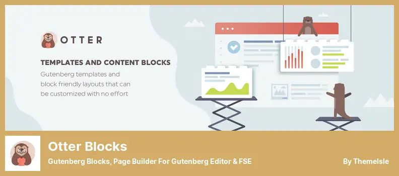 ปลั๊กอิน Otter Blocks - Gutenberg Blocks, เครื่องมือสร้างเพจสำหรับ Gutenberg Editor & FSE