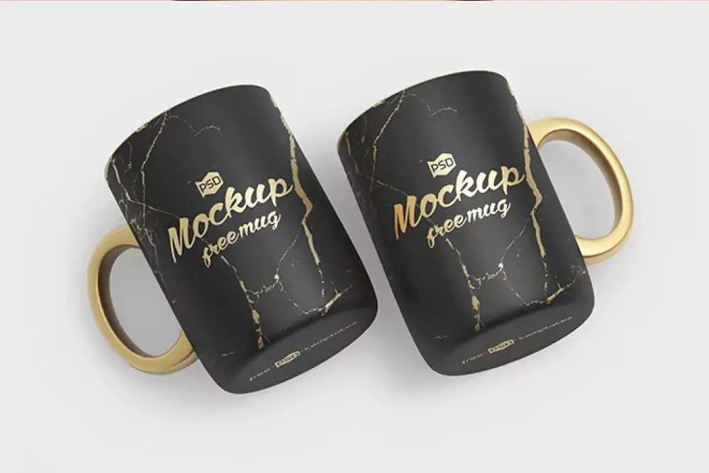 SET MOCKUP MUG ENAMEL GRATIS -