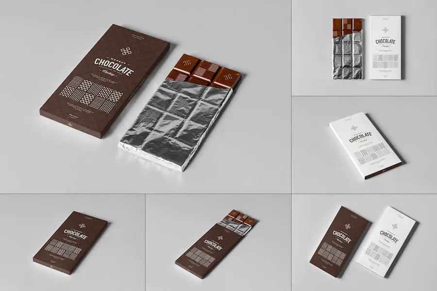 Mock-up al cioccolato -