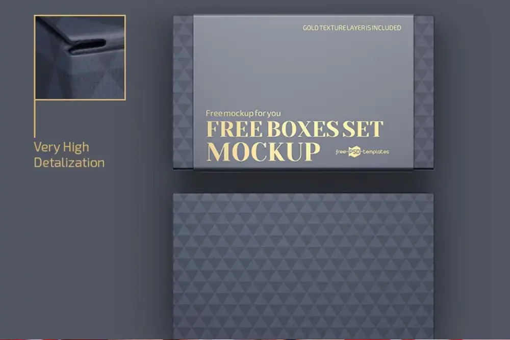 SCATOLE GRATUITE IMPOSTANO MODELLI MOCKUP IN PSD -