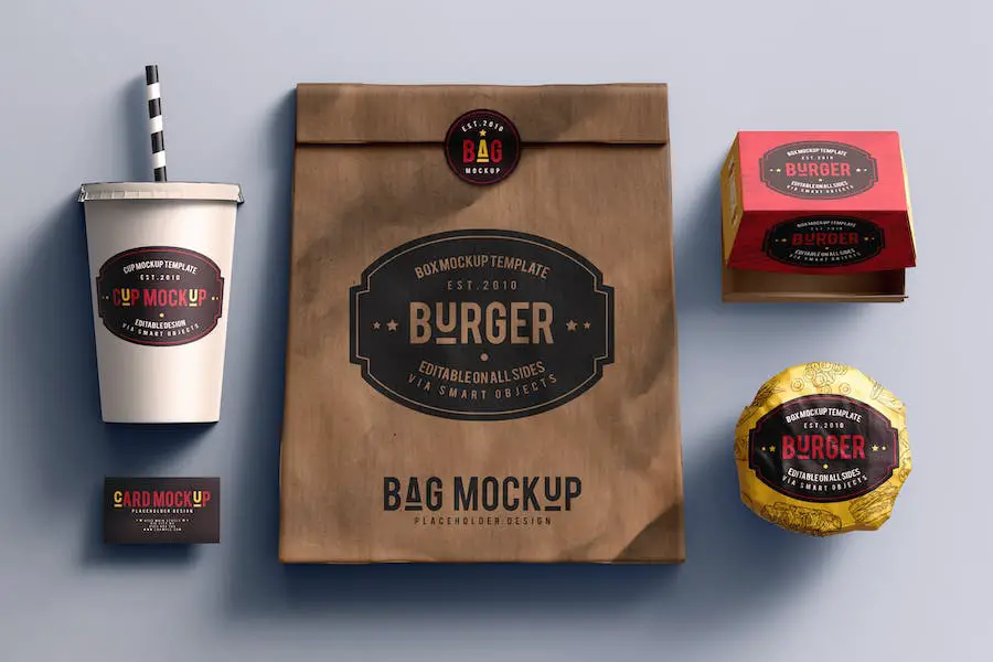 Fast-Food-Branding-Modell –