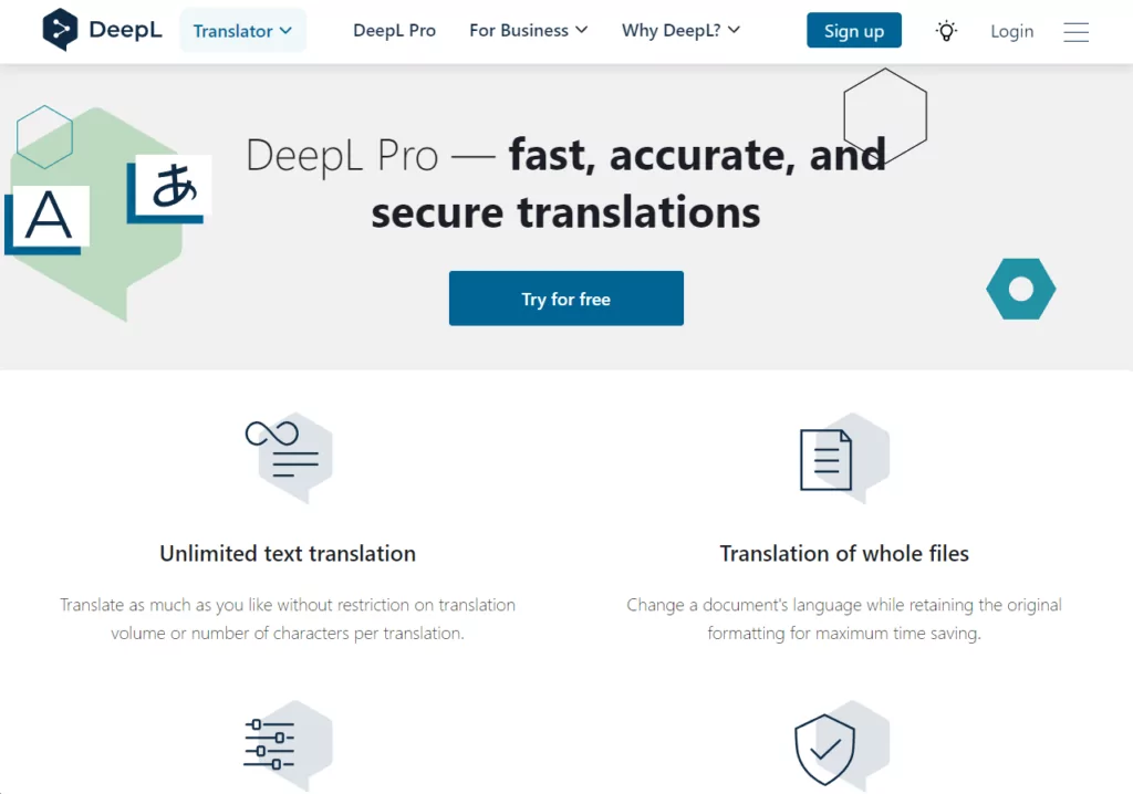 deepl 자동 기계 번역기