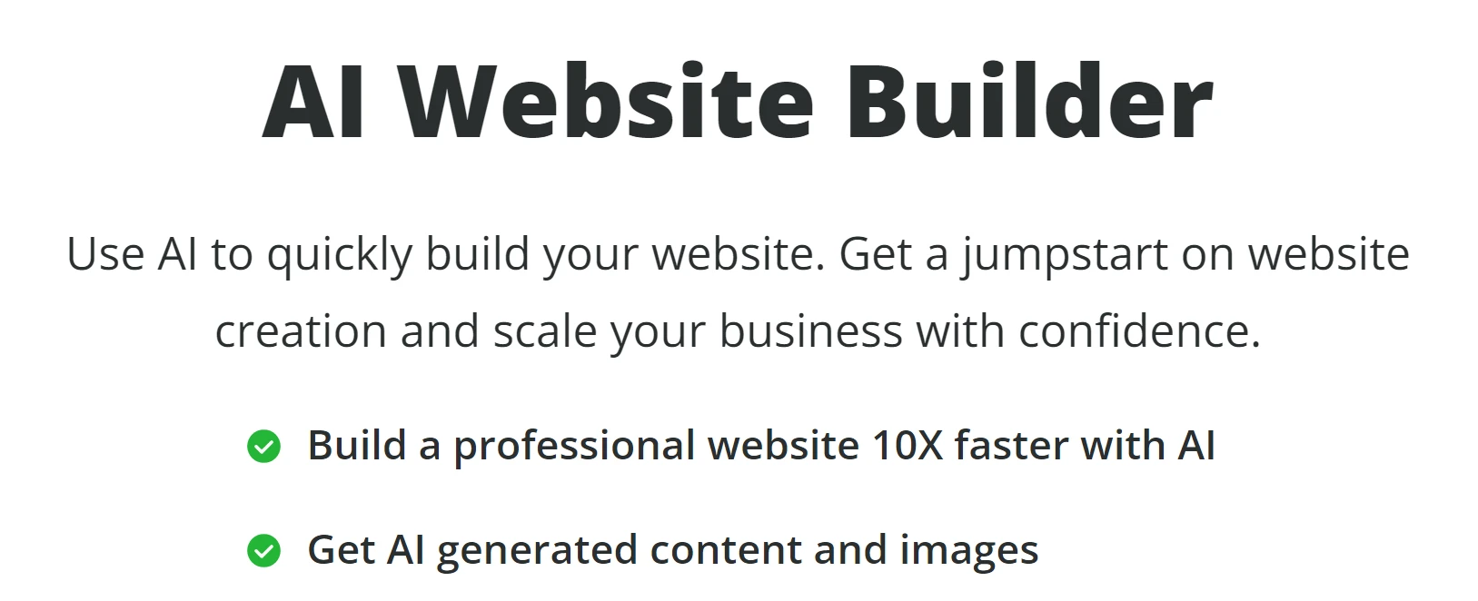 รีวิว 10Web AI Builder