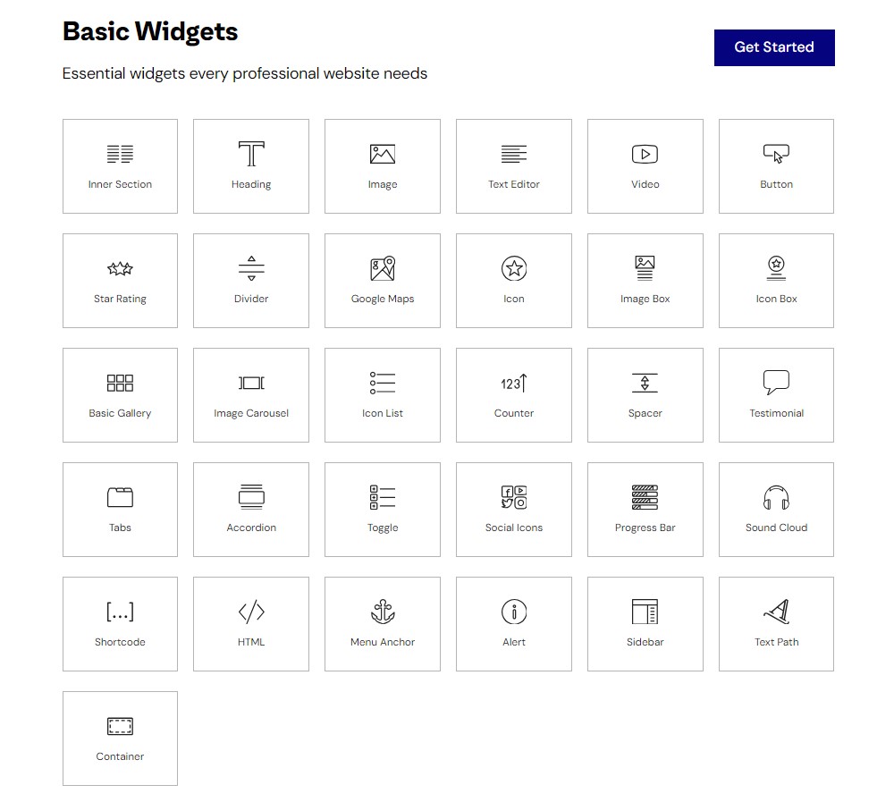 Kostenlose Elementor-Widgets