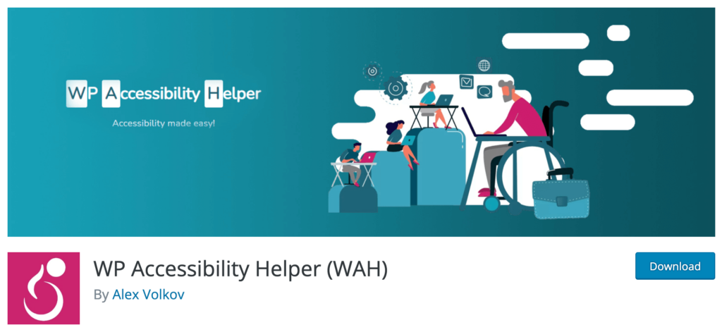 WP Accessibility Helper (WAH) – WordPress-Plugin für Barrierefreiheit