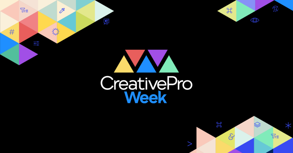 米国最大のテクノロジーカンファレンスの 1 つである CreativePro Week のイラスト
