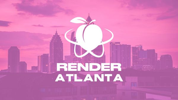 aceasta este o imagine a Render Atlanta- una dintre cele mai mari conferințe de tehnologie din SUA
