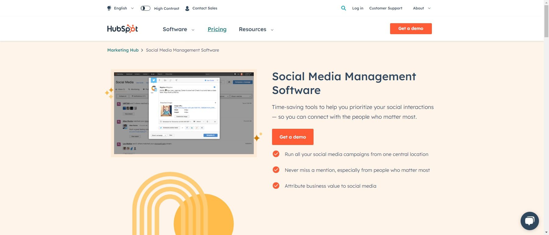 HubSpot Social-Media-Management-Tools