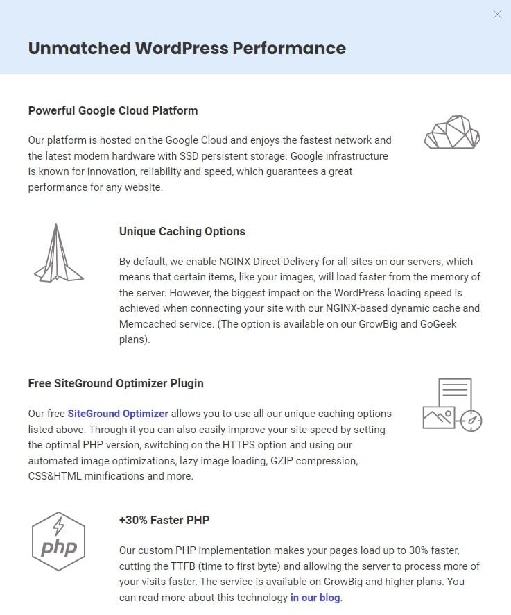 SiteGround Performansı