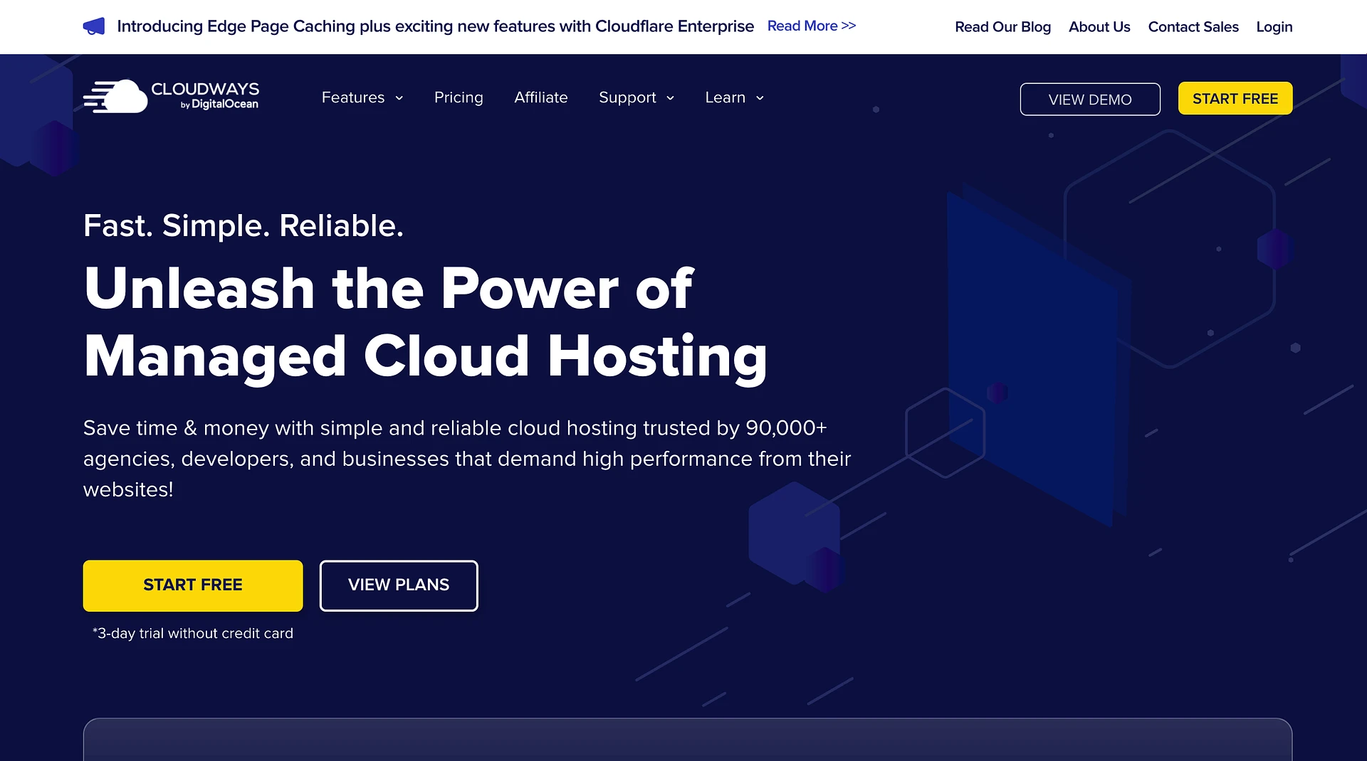 Cloudways menawarkan salah satu infrastruktur hosting multisitus WordPress terbaik.