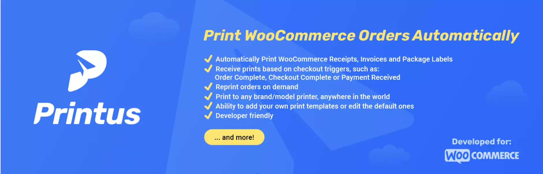 Printus – ปลั๊กอินการพิมพ์อัตโนมัติสำหรับ WooCommerce