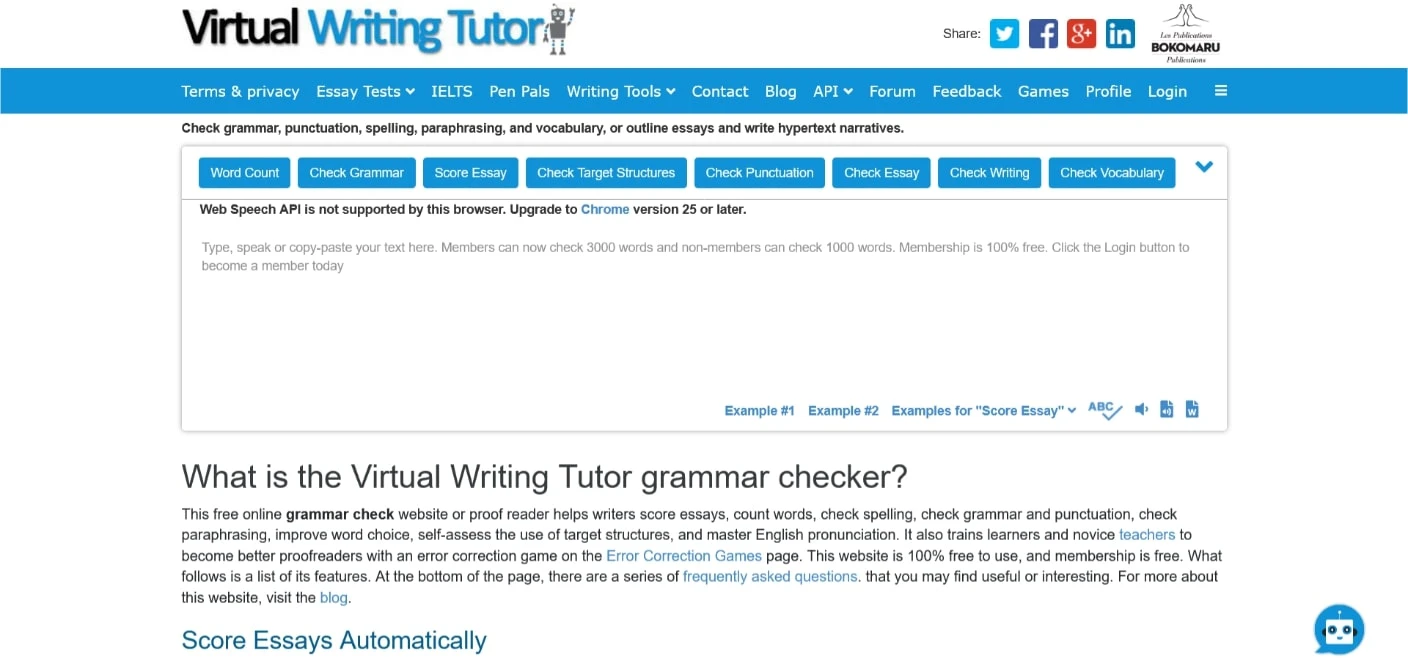 Tutor virtual de scriere.