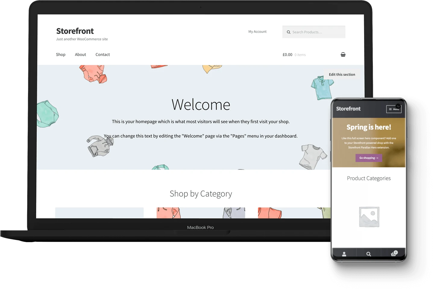 Meilleurs thèmes WordPress gratuits : Storefront