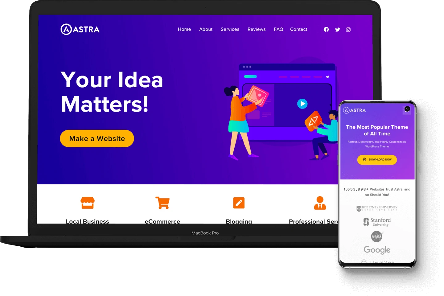 最高の無料 WordPress テーマ: Astra