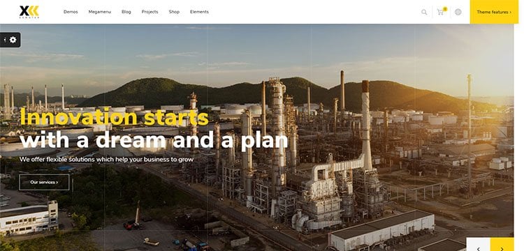 Samatex - Tema WordPress industriale + Woocommerce