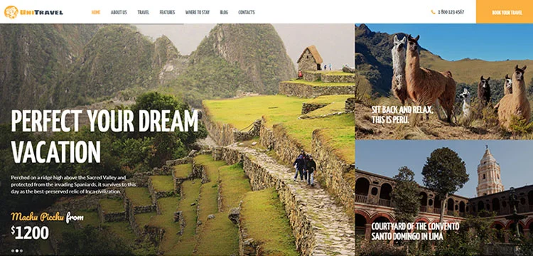 UniTravel | Tema de WordPress para agencia de viajes y oficina de turismo