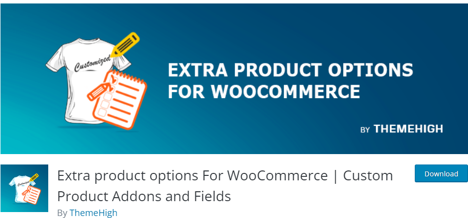 WooCommerce 额外产品选项