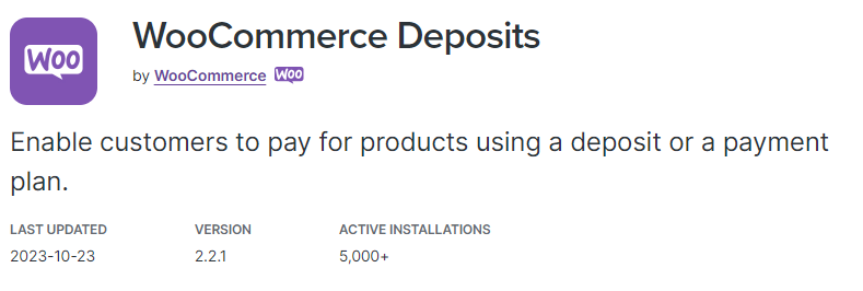 woocommerce 存款