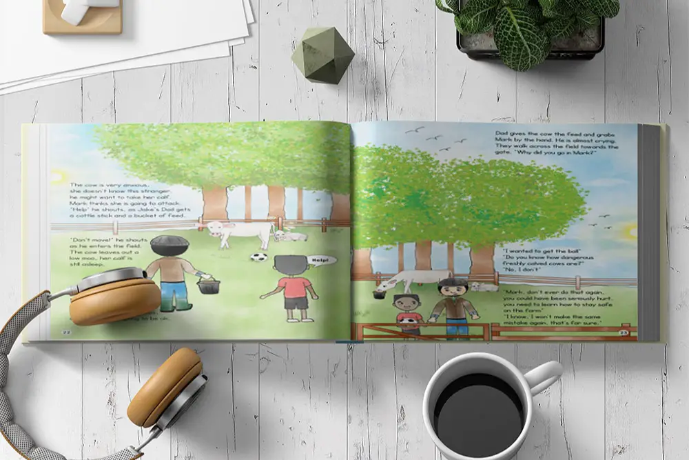 Mockup gratuito di libro paesaggistico 2 -