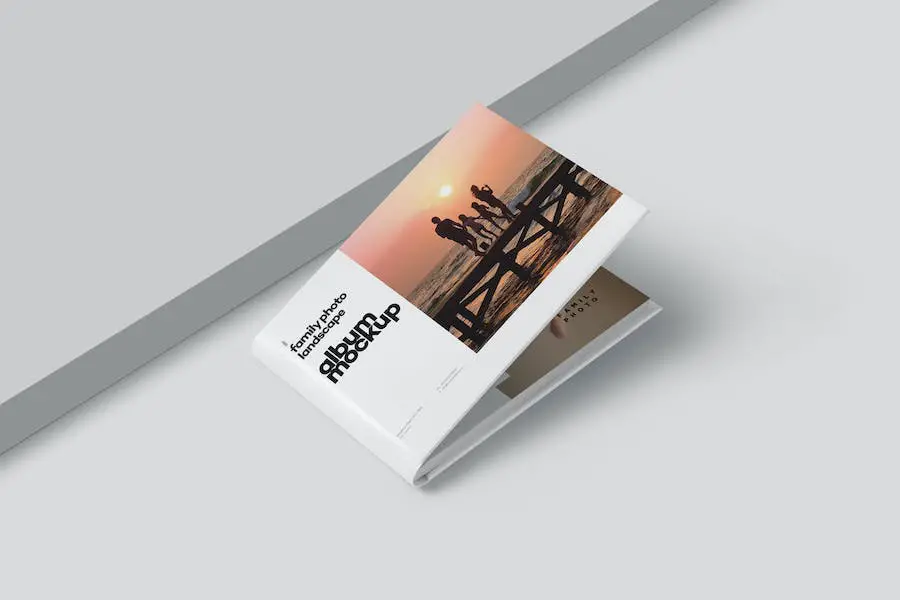 Mockup di fotolibri orizzontali -